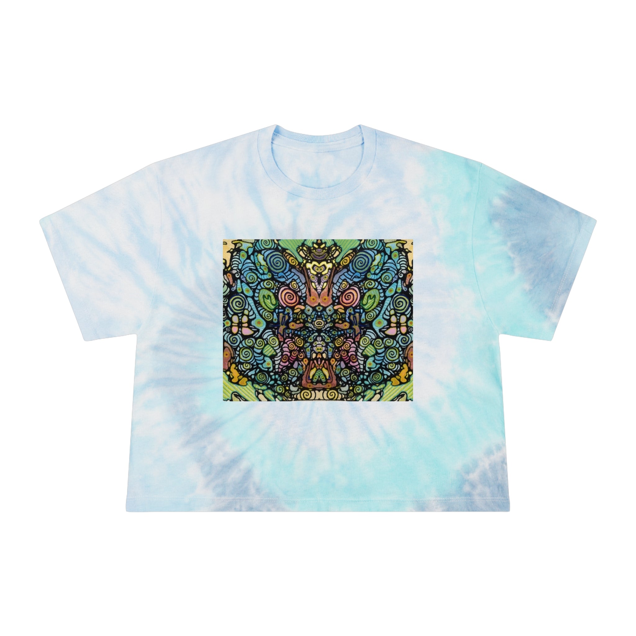 Realms Tie-Dye Crop Tee