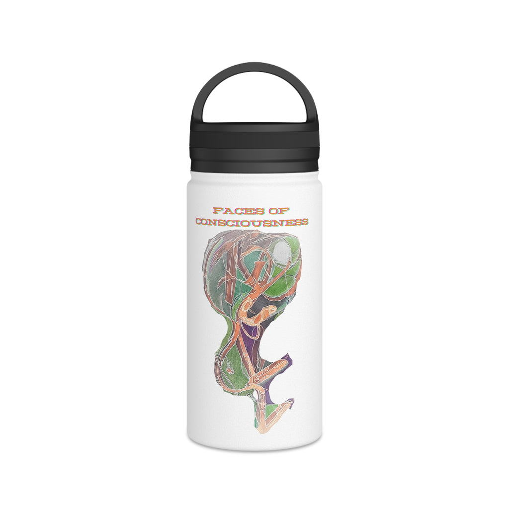 Stainless Steel Water Bottle, Handle Lid